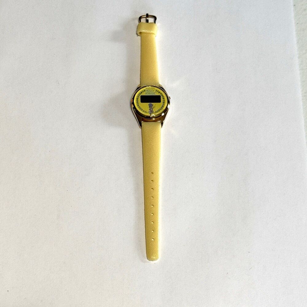 Holly Hobbie LCD Digital Watch by Bradley Time 1972 American Greetings‎ - RARE